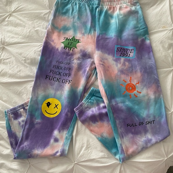 Fashion Nova Tie Dye Sweatsuit - Picture 2 of 7